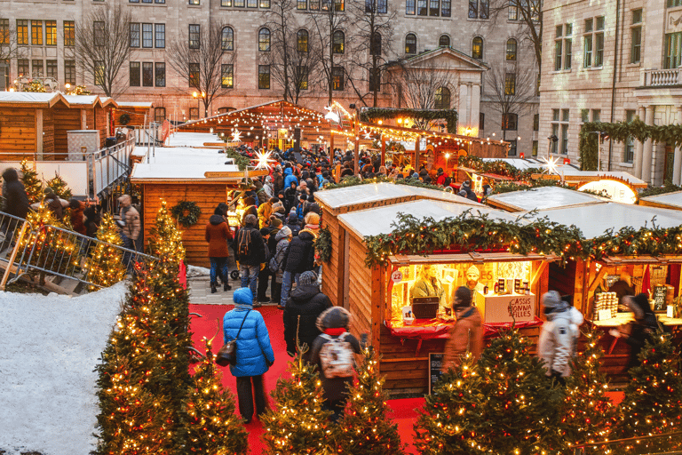 Québec : Tour de dégustation du marché de Noël allemandQuébec : Visite dégustation du marché de Noël allemand - Guide français