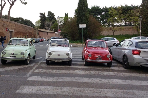 Roma: 3 horas City Tour por Fiat 500 de época