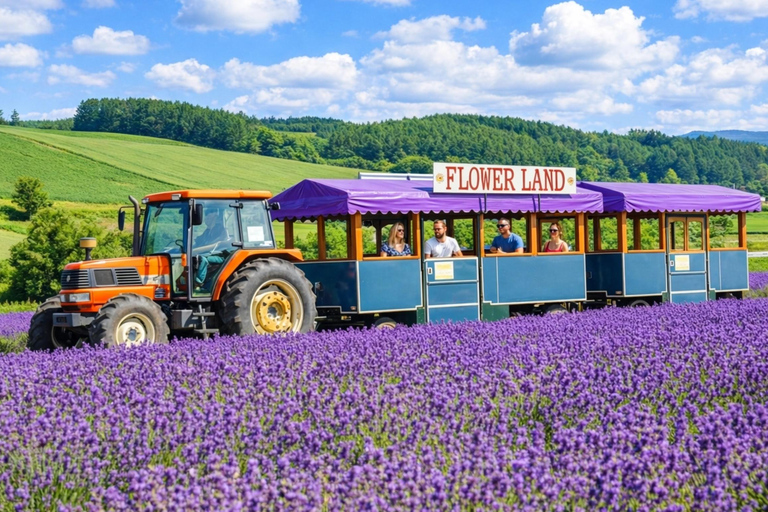Summer Hokkaido: Furano lavender, Blue Pond,Shikisai-no-Oka 7:50 am meet at Odori Park subway station exit 31