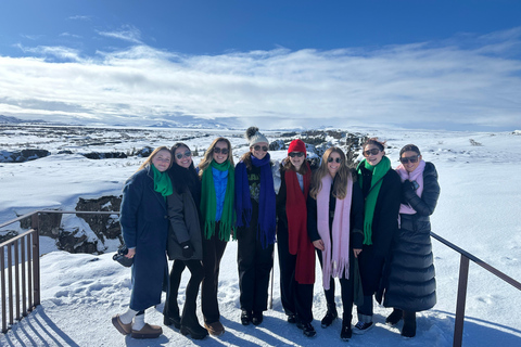 Private Golden Circle with Snowmobile Ride from Reykjavik