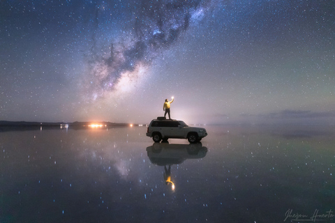 Uyuni : Nuit d'étoiles + Hôtel 4 étoiles Salt | PrivéUyuni : Nuit d'étoiles + Hôtel de sel 3 jours |visite privée|