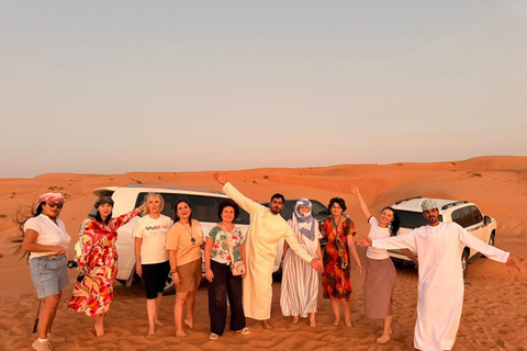 Shared Wahiba Desert Tour with Wadi, Cave, Bedouin & Sunset