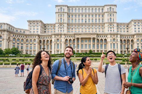 Bucharest: Ceaușescu's Palace, Parliament & Village Museum COACH TOUR Audio guide in 24 languages