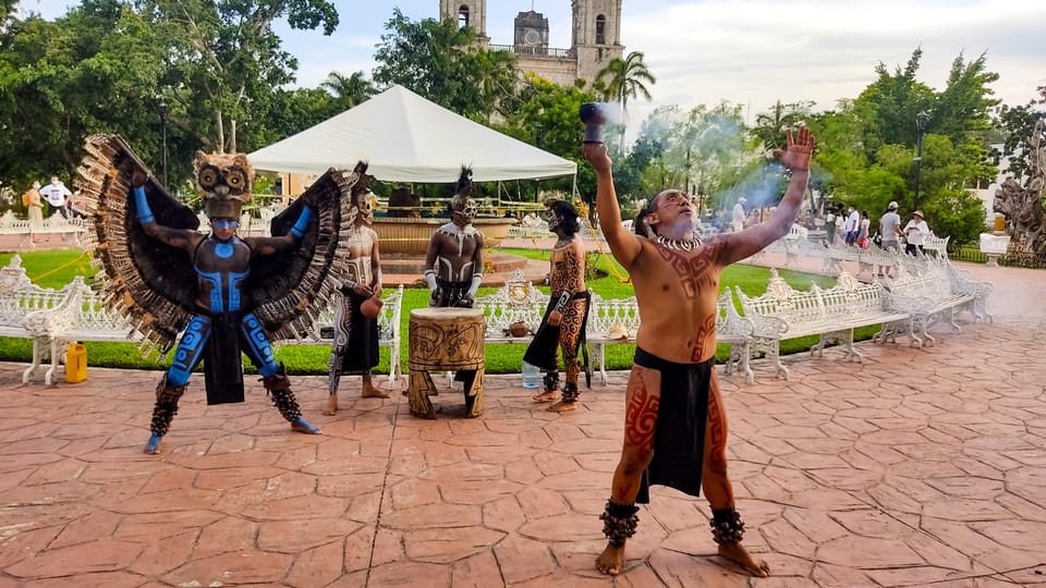 Canc N Chichen Itza Ik Kil Cenote Och Valladolid Med Lunch Getyourguide