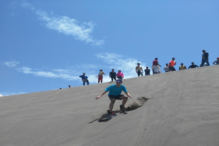 SANDBOARDING IN CHACHALACAS DUNES