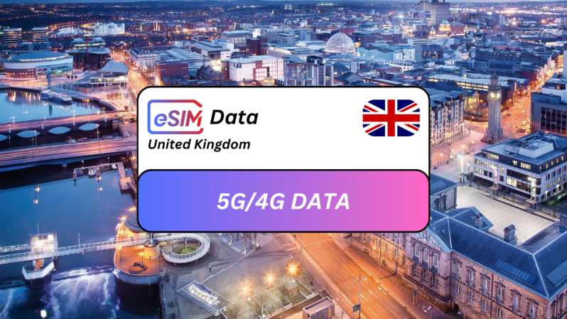From Belfast: United Kingdom eSIM Roaming Data Plan