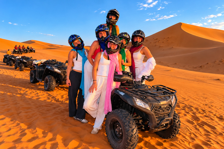 Marrakech: 3-Day Student Sahara Tour With Camp and Quad Adventure Pick: Luxury Camp & Sunset ATV Ride