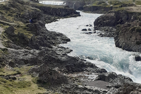 Au départ d&#039;Akureyri : visite des chutes d&#039;eau de Goðafoss et de la lagune forestière