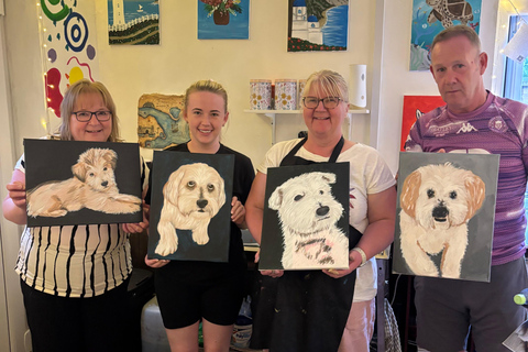 Manchester: Private Art/Craft Workshop guided by an artist.