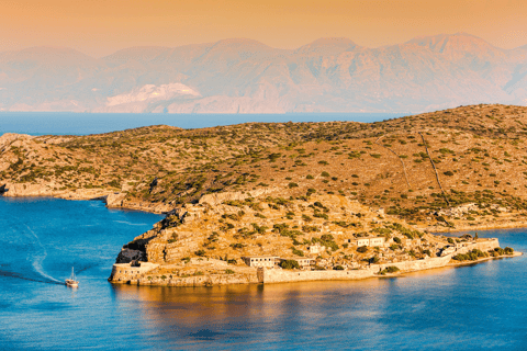 From Heraklion: Spinalonga All-Inclusive BBQ Cruise & Guide Italian Language