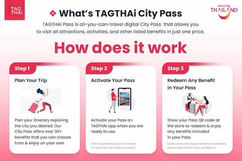 TAGTHAi Pattaya Day Pass com benefícios para maiores de 18 anos!