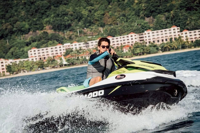 Phuket: Jet Ski Tour Patong Beach with 9 Check-in Points Have fun with a trip to 9 check-in points on Phuket Island.