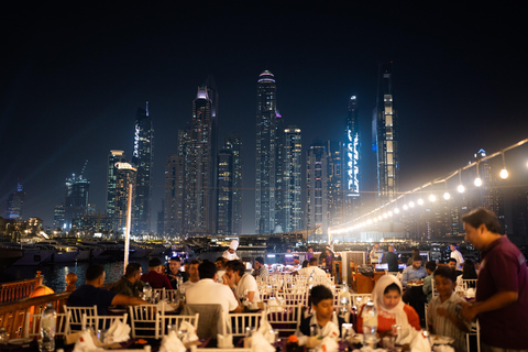 迪拜：码头豪华游艇巡游，搭配五星级印度晚餐