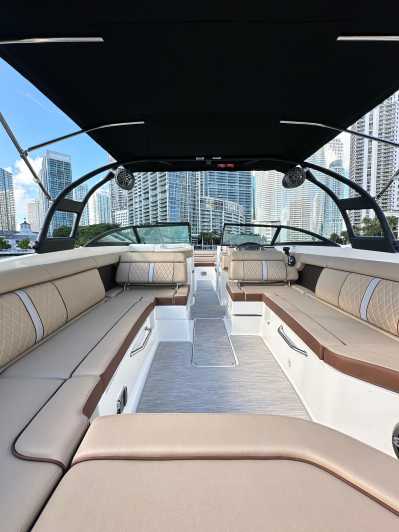 Miami: Zasebna 29' sončna terasa Coastal Highlights Boat Tour