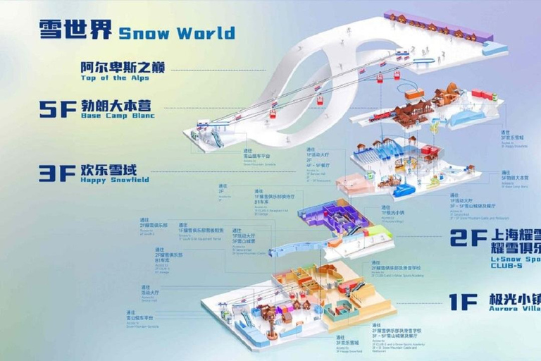 Shanghai: Yaoxue Ice & Snow World and Water Park Full-Day Snow Play Ticket