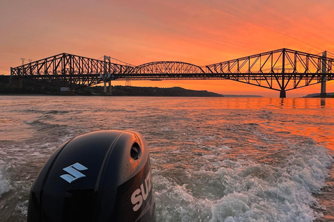 Québec City: Sunset Zodiac Boat Tour on St. Lawrence River