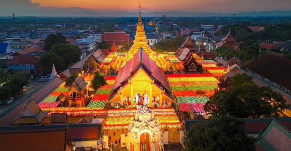 The Magical Hundred Thousand Lanterns of Lamphun