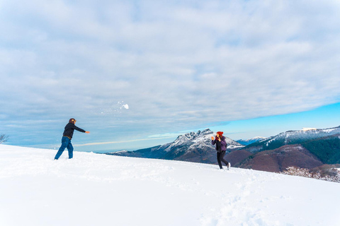 Au départ de Tbilissi : Aventure de 2 jours à Gudauri et au mont Kazbeg