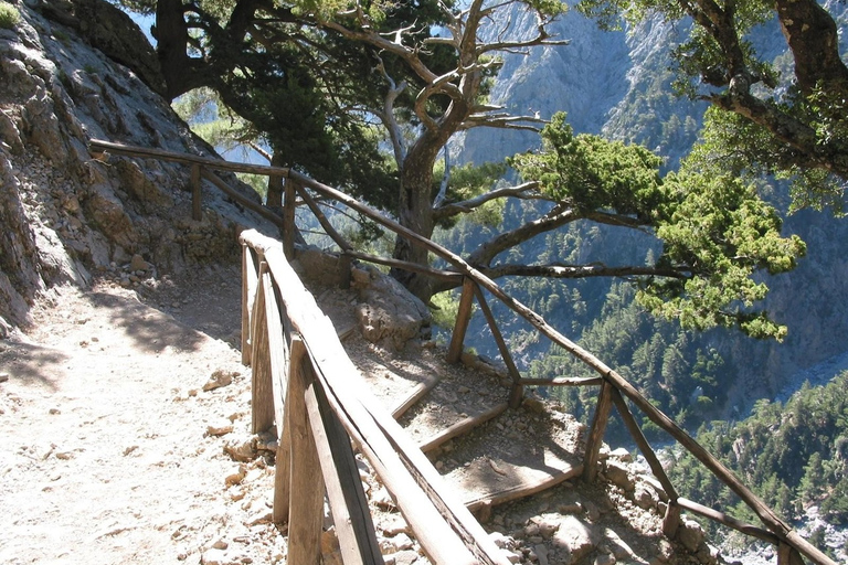 From Rethymno: Samaria Gorge Full-Day Trek with Pickup From Panormo, Lavris, Scaleta, Sfakaki, Stavromenos