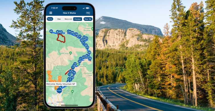 Narodni park Rocky Mountain: aplikacija za avdio ogled z vožnjo
