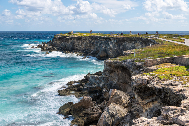 Cancun : Excursion en voiturette de golf à Isla Mujeres, Open Bar et déjeuner