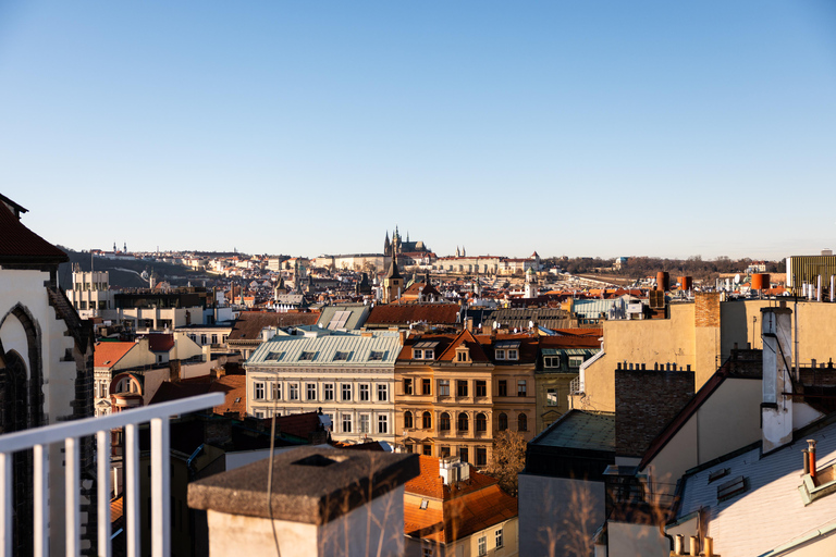 Prague: Sky Bar Aperitivo Menu with Drink & Panoramic Views 1-Hour Option with Aperitivo Menu and 1 Drink