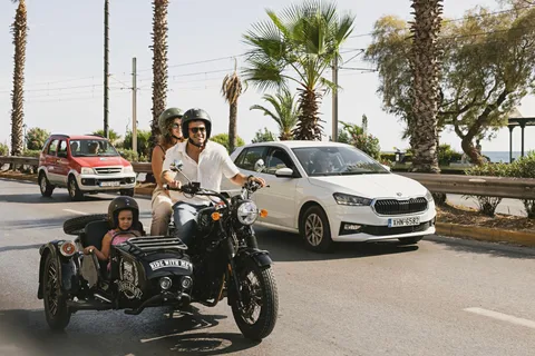 Atene: Tour della Riviera di Atene in sidecar