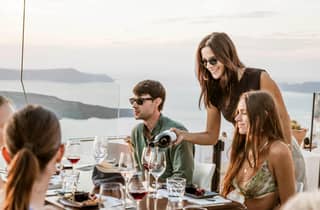 Santorini: tour de cata de vino con refrigerios