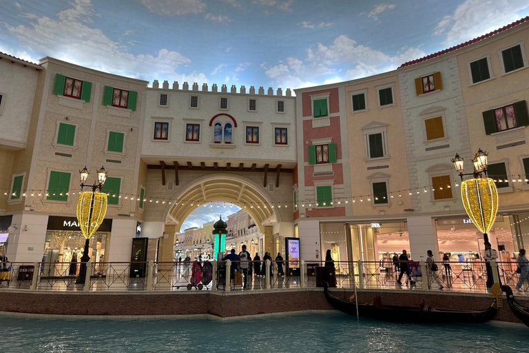 Doha: Private City & Villaggio Mall Tour with Free Gondola Sharing Tour Option