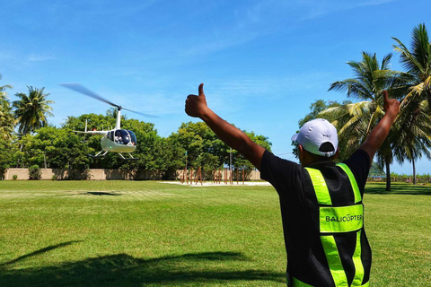 Bali: Helicopter Tour with optional Pickup and Drop-off Canggu Skyline