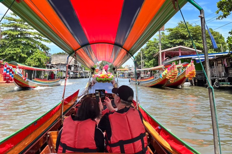 Bangkok Private Long-Tail Boat Canal Tour (1.5h)-Local Life