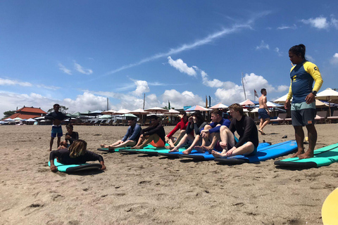 Canggu: Clase de surf durante 2 horasCanggu: Clase de surf en Batu Bolong