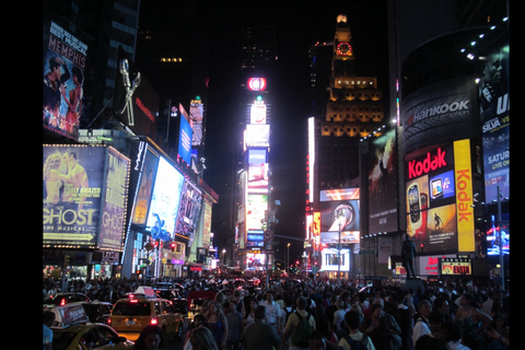 NYC: Magische stadslichten en stadsrondleiding door BroadwayNYC: Magische stadsverlichting en Broadway-stadsrondleiding per riksja