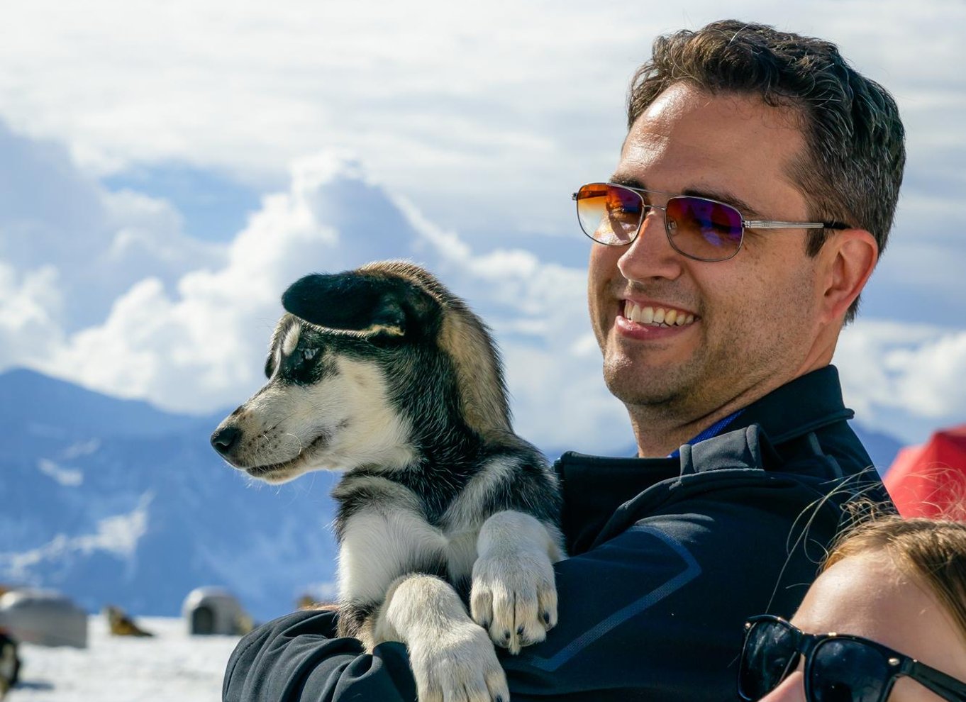 Anchorage-området: Helikopter- og gletsjerhundeslædetur