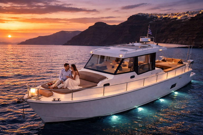 Santorini: Private Aimilianos Motor Yacht Cruise (2026)