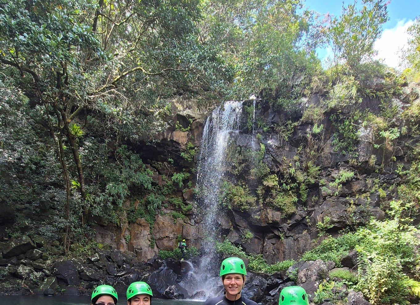 Rappelling og canyoning på Mauritius