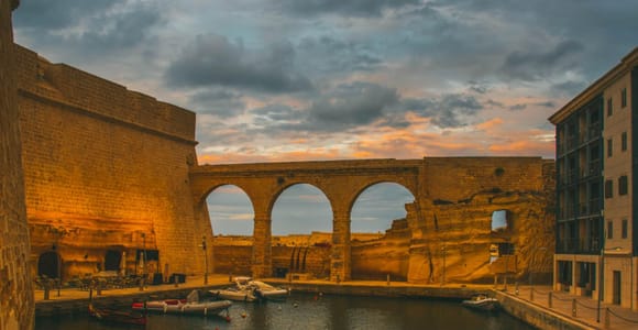 Birgu: Fort St. Angelo E-ticket with Audio Tour