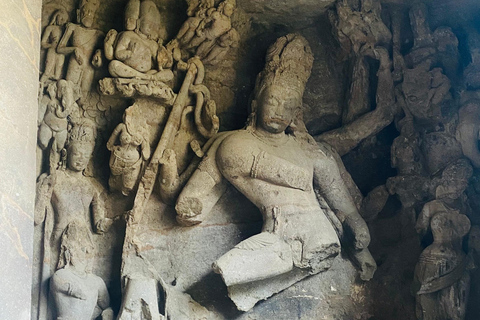 Mumbai: tour di mezza giornata delle Grotte di Elephanta con traghetto