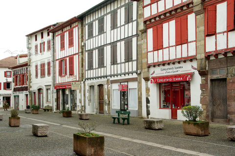 Excursion to the villages of the French Basque Pyrenees: Espelette, Ainhoa, and Sare Spanish tour from Bilbao