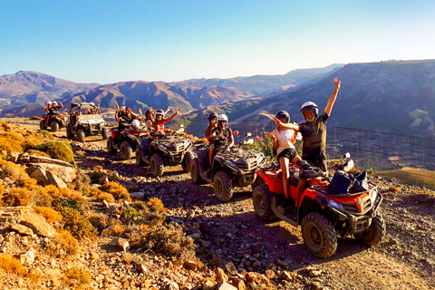 De Rethymno: Safari de quadriciclo de meio diaQuad Safari para 1 motorista