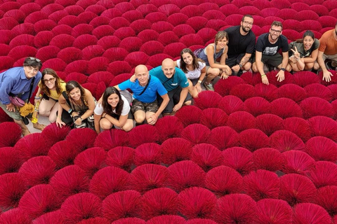 Hanoi: Incense Village, Conical Hat, Lacquer Art-SMALL GROUP PRIVATE Half Day- Incense Village- Hat Village- Train Street