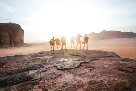 Burdah-Arch- Hiking of the highest stone arches of WadiRum Hiking on the top of Burdah-Arch - day trip