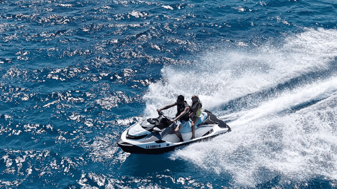 Protaras: Jet Ski, Towable Ride & Pedal Boat/Canoe Package