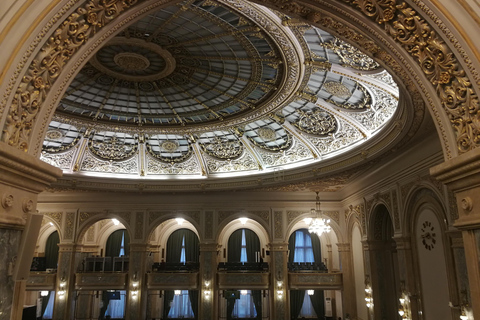 Inside the Romanian Senate at the Palace of Parliament