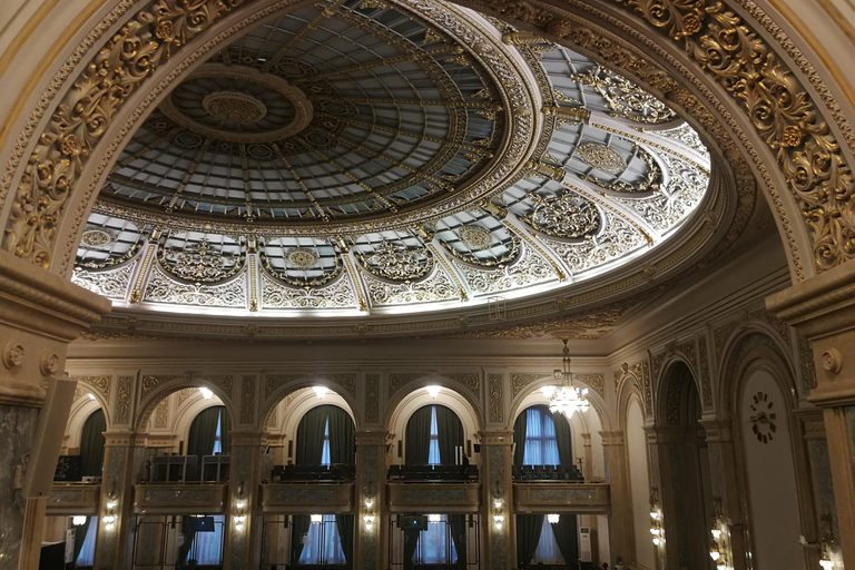 Inside the Romanian Senate at the Palace of Parliament