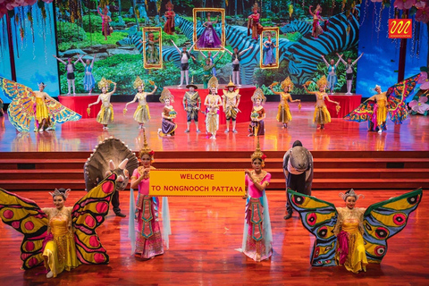 Pattaya: Nong Nooch Tropical Garden Ticket for ForeignersAdmission Ticket + Lunch Buffet + Show