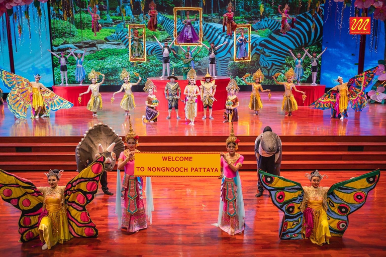 Pattaya: Nong Nooch Tropical Garden Ticket for ForeignersAdmission Ticket + Lunch Buffet + Show