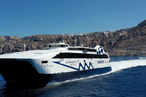 赫拉克利翁：圣托里尼一日游，含船票及伊亚村游览从伊拉克利翁港出发圣托里尼一日游