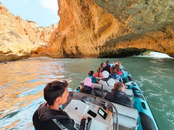 Portimão: Benagil-grotten og båttur til Praia de Marinha