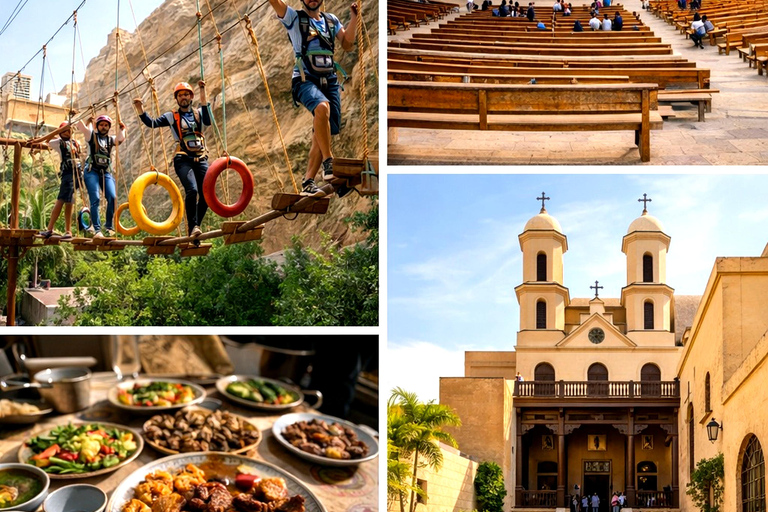 From Hurghada: Hidden Cairo , Pyramids & Cave Church 1- Pyramids , The Citadel & Mohamed Ali Mosque
